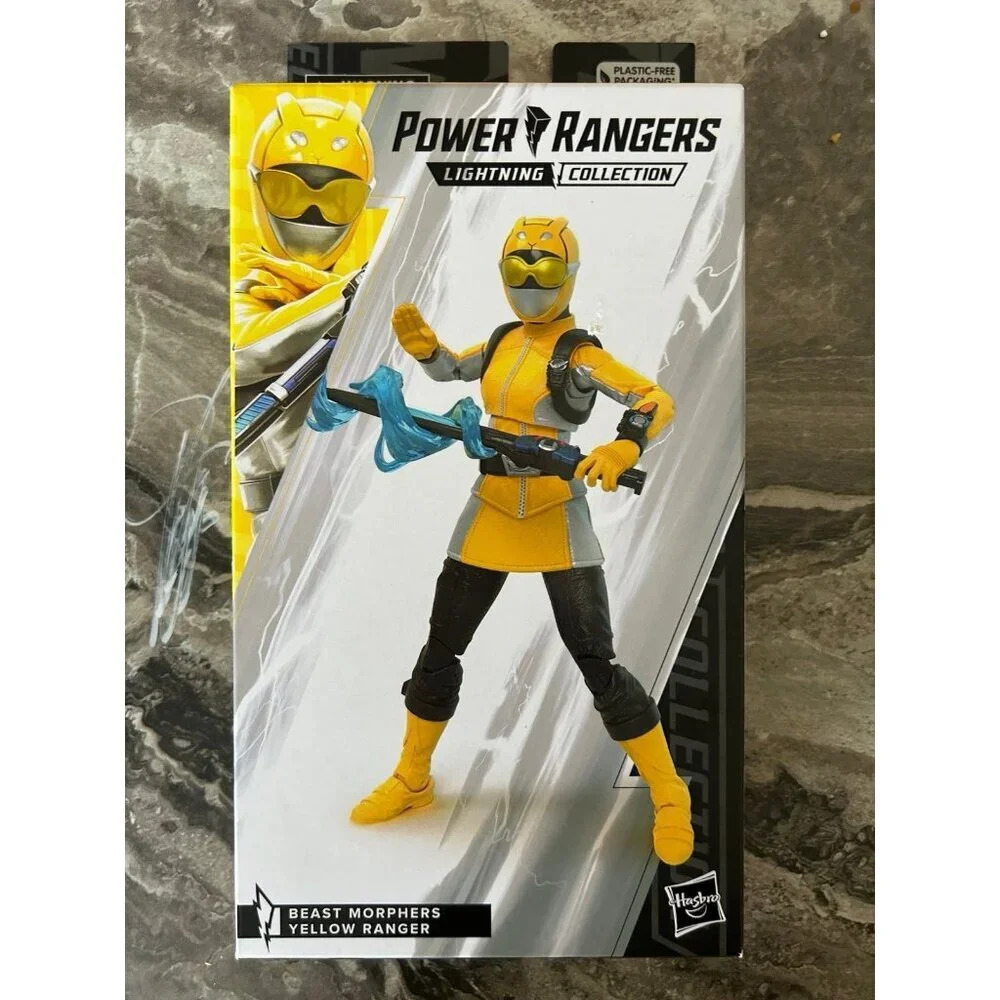 Beast Morphers Yellow Ranger 6" Action Figure Power Rangers Lightning Collection